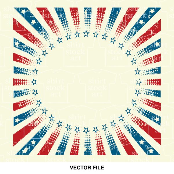 American Flag Distress Stars Stripes Distressed 4 – T Shirt Stock Art