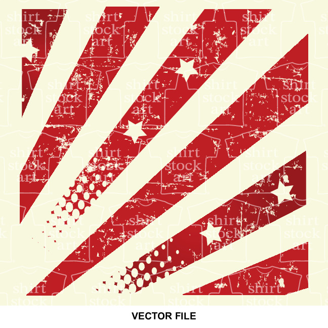 American Flag Distress Stars Stripes Distressed 5 – T Shirt Stock Art