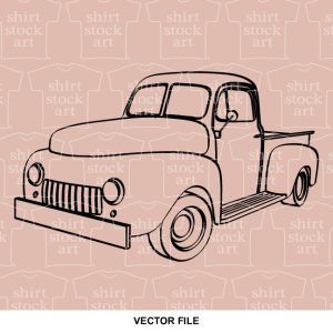 Pickup Truck Vintage Old Retro 1