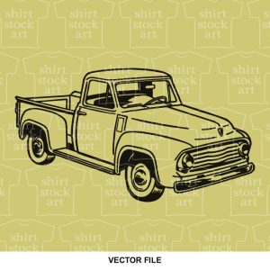 Pickup Truck Vintage Old Retro 2