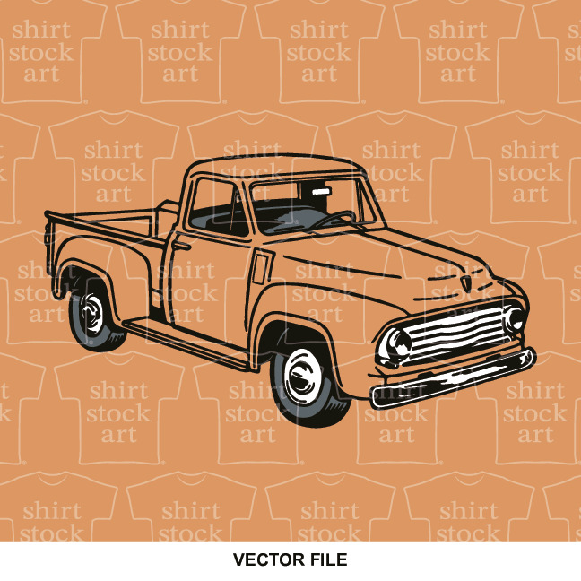 Pickup Truck Vintage Old Retro 4