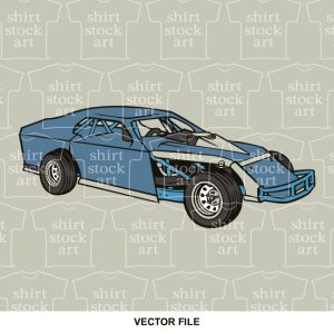 Race Stock Car Racing Vintage 2