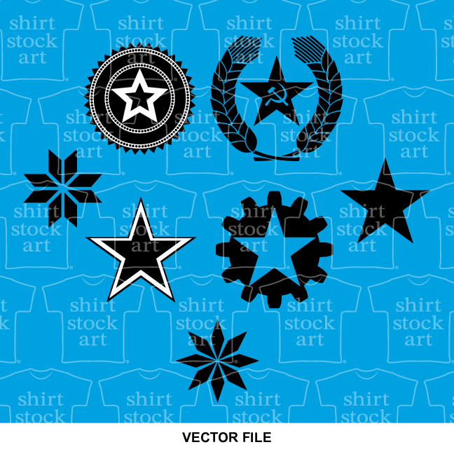Star Spike Pentagram Communist 5