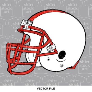 Football Helmet Facemask Retro Vintage