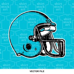 Football Helmet Facemask Retro Vintage 1