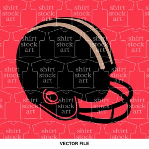 Football Helmet Facemask Retro Vintage 2