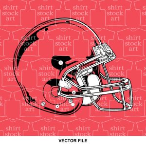 Football Helmet Facemask Retro Vintage 5