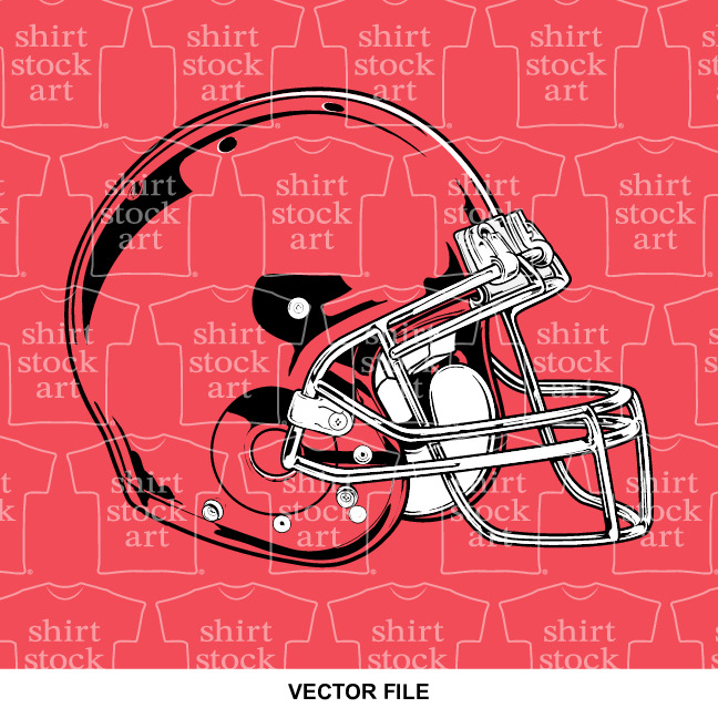 Football Helmet Facemask Retro Vintage 5