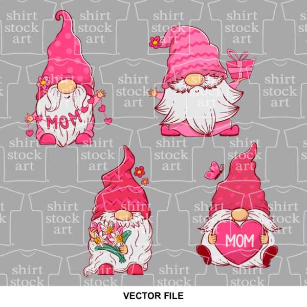 Gnomes Mom Cartoon Characters